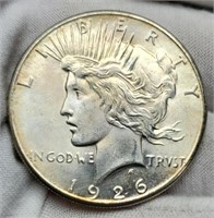 1926-S Peace Silver Dollar BU