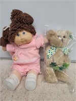 CABBAGE PATCH DOLL, PLUSH BEAR