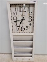 MAIL RECEIVER WALL POCKET CLOCK 36IN