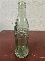 1961 Coca-Cola Embossed 6.5 Oz Green Bottle