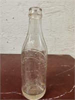 Vintage Utica Brand Clear Bottle