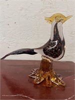 Vintage Murano Glass Pheasant