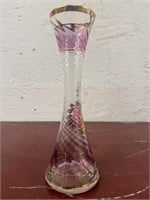 Vintage Ensco Hand Painted Gilded Vase