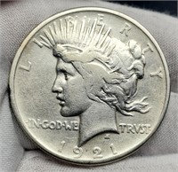 1921 Peace Silver Dollar