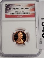 GRADED 2004S LINCOLN PENNY