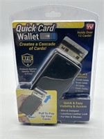 Quick Card Wallet, As Seen on TV in Factory Box