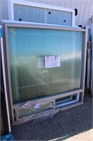59-1/2x59-1/2 frosted vinyl window