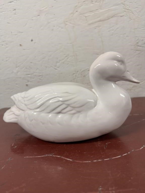 Italian Made Porcelain Duck 12"