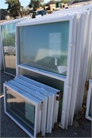 59-1/2x47-1/2 frosted vinyl window