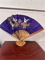 Vintage Large Japanese Folding Fan