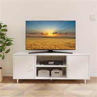 TV Stand for 65 inch  Storage Cabinets  White