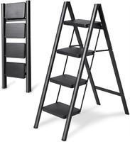 4 Step Ladder Folding Stool  330 Lbs by OOSOFITT