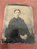 Antique Tintype Photograph Portrait