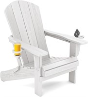 Serwall Adirondack Chair With Cup Holders -
