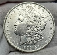 1890 Morgan Silver Dollar AU