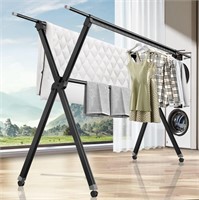 90 Inches Folding Clothes Drying Rack