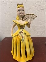Rare Kreiss Figural Lady Napkin/Candle Holder