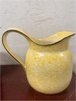 Stangl Yellow Spongeware Town & Country Pitcher