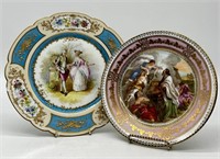 Sevres Plate (Damaged) & Austrian Plate