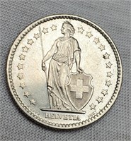 1978 Two Francs Switzerland Coin