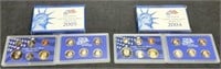 (2) 11 Coin Proof Sets: