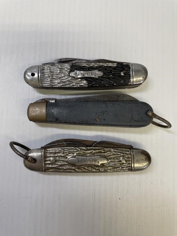 3 Vintage Pocket Knives