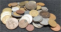 Lot Of 60 Foreign Coins