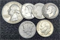 Seventy Five Cents In U.S. Silver Coins: