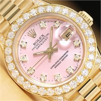Rolex Ladies President 1.50 Ct Diamond Watch