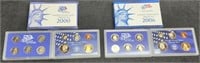 (2) 10 Coin Proof Sets: