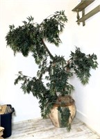 Faux Tree in Ceramic Planter
