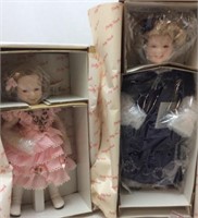 PAIR OF VINTAGE SHIRLEY TEMPLE DOLLS