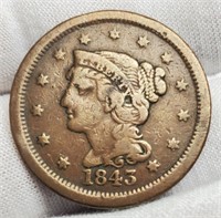 1843 Large Cent