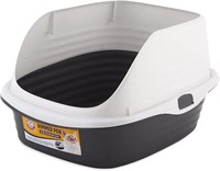 Arm & Hammer Rimmed Cat Litter Box with High Sides