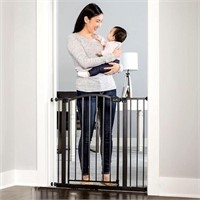 Regalo Easy Step Arched Decor Safety Gate, Bronze,
