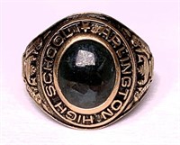 10 K 1966 Arlington HS Glass Ring