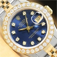 Rolex Ladies Datejust 1.13 Ct Diamond Watch