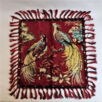 Small Tapestry w/Fringed Edge -Vintage