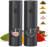 NEW! Electric Salt and Pepper Grinder Set, with
