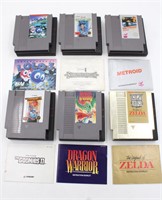 (6) Nintendo NES Video Games w/ Manuals