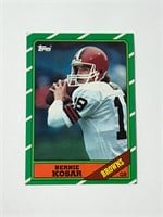 1986 Topps Bernie Kosar Rookie Card