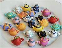 Miniature Tea Pots -Great for Doll Houses -polymer