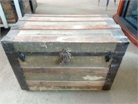 Antique Style Trunk Measures 28" x 18" x 18.5"