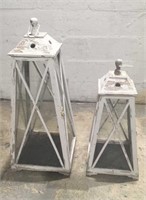 2 Pc. Home Decor Floor Lanterns Z11B