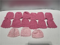 Lot crocheted items