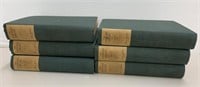 c1910 The Stoddard Library 6 volume book set