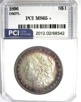 1896 Morgan MS65+ DMPL LISTS $2000