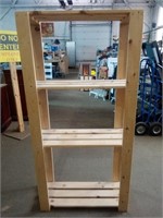 Four Tiered Wooden Shelf Measures 31.5" x 13.5" x