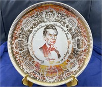 Abraham Lincoln 1955 Souvenir Plate