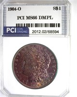 1904-O Morgan MS66 DMPL LISTS $4500